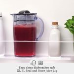 ⁦ساج - عصارة نوتري كولد بلس، 1200 واط، ابريق سعة 2 لتر مع فتحة عريضة اضافية واعدادين للسرعة - اصدار الامارات العربية المتحدة، ضمان لمدة عامين من الشركة المصنعة⁩ - الصورة ⁦5⁩