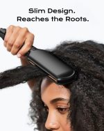 ⁦مكواة فرد الشعر المسطحة من فانيسا برو، مكواة مسطحة من التيتانيوم النقي بنسبة 100% لتمريرة واحدة للحصول على مظهر أنيق، تتجعد بشكل جميل وتفردها بشكل جيد - 2 انش⁩ - الصورة ⁦8⁩