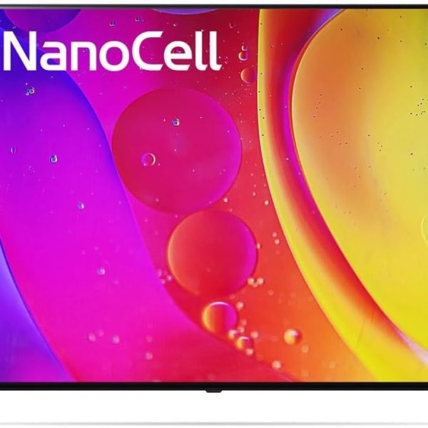 LG تلفزيون سمارت نانو سيل بدقة 4 كيه مقاس 65 بوصة - HDR 10 برو وHLG، تقنية HDR اكتيف HDR، الوان نقية، معالج ايه 5 الجيل الخامس، معدل تحديث 60 هرتز، ترقية الذكاء الاصطناعي 4K، وضع صانع الافلام، ويب او