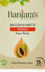 بنجارا ميتي مع البابايا من ملتاني - عبوة للوجه - بشرة شفافة وخالية من العيوب - 100 جرام هيربالز