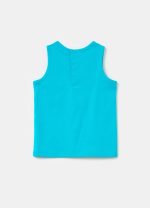 ⁦OVS فيست للاولاد من القطن بتصميم ريسر باك مع طباعة 2065554-AZURE⁩ - الصورة ⁦3⁩