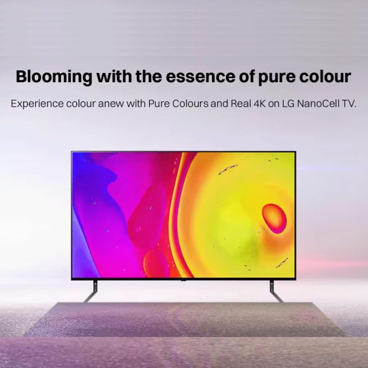 ⁦LG تلفزيون سمارت نانو سيل بدقة 4 كيه مقاس 65 بوصة - HDR 10 برو وHLG، تقنية HDR اكتيف HDR، الوان نقية، معالج ايه 5 الجيل الخامس، معدل تحديث 60 هرتز، ترقية الذكاء الاصطناعي 4K، وضع صانع الافلام، ويب او⁩ - الصورة ⁦10⁩