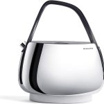 بوغاتي غلاية كهربائية من جاكلين مع فلتر الترسبات الكلسية، تصميم عصري وانيق. هيكل من الستانلس ستيل 18/10، سعة 1.20 لتر 2400 واط، مثالية للشاي والاعشاب، مقبض كروم ودخان