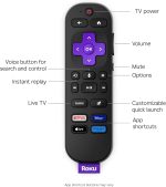 ⁦روكو تلفزيون ذكي 2025 - 43 بوصة سلسلة مختارة، تلفزيون 4K HDR - روكو تي في مع جهاز تحكم صوتي محسن - تلفزيون LED بشاشة مسطحة مع واي فاي لبث الأخبار المحلية المباشرة والرياضة والترفيه العائلي⁩ - الصورة ⁦10⁩