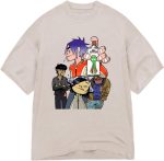 تي شيرت غوريلاز للبالغين من الجنسين من سيج انكي اوكتوبوس سبراي باك