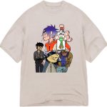 تي شيرت غوريلاز للبالغين من الجنسين من سيج انكي اوكتوبوس سبراي باك