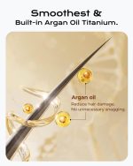 ⁦مكواة فرد الشعر المسطحة من فانيسا برو، مكواة مسطحة من التيتانيوم النقي بنسبة 100% لتمريرة واحدة للحصول على مظهر أنيق، تتجعد بشكل جميل وتفردها بشكل جيد - 2 انش⁩ - الصورة ⁦7⁩