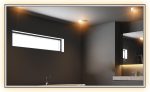 إليكسونج تلفزيون ذكي بمراة سبا مقاس 43 بوصة مع اضاءة LED بدقة 4 كيه الترا اتش دي بتصميم عصري ونتفليكس ويوتيوب