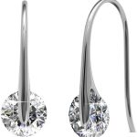 اقراط متدلية بيضاء من كريستال سواروفسكي للنساء والفتيات انجيل جاردين من يلو تشايمز (YCSWER-162FHE-SL)