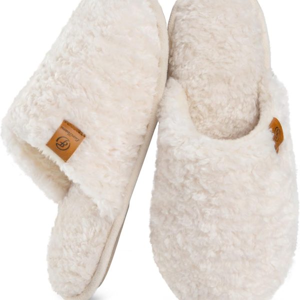 شبشب الباين شيرلينج مريح من الميموري فوم للنساء