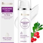 كريم تبييض البشرة للاجزاء الخاصة يحتوي على فيتامين C لمنطقة تحت الابطين والركبتين والمرفقين وخط البيكيني وكريم تفتيح البشرة الحساسة للجسم (1.76 اونصة سائلة)