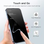 ⁦جيتك واقي شاشة بتغطية كاملة للخصوصية لموبايل ايفون 13 برو ماكس 6.7 انش، طبقة من الزجاج المقوى المضاد للتجسس، حماية من الحافة الى الحافة، عبوة من قطعتين⁩ - الصورة ⁦6⁩