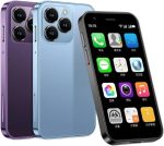 ⁦هاتف ذكي صغير 3G غير مقفل في العالم بشاشة لمس 3.0 انش صغيرة XS15 ببطارية 1000mAh 8.1 الترا، 2GB+16GB (ارجواني)⁩ - الصورة ⁦5⁩