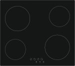 نوبل مواقد مدمجة سيراميك فيترو 60 سم، سطح زجاجي اسود سيران، لوحة لمس مضيئة LED، قفل امان للاطفال، سطح زجاجي عالي المقاومة وسهل التنظيف، 9 مراحل طاقة، NBH6041VH اسود