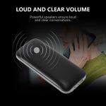 ⁦جوال سينيور 4G بزر كبير غير مقفل وبطارية سوداء 1000mAh زر SOS لكبار السن بتصميم بسيط بسيط من سينبيك⁩ - الصورة ⁦5⁩