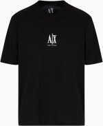 ⁦ارماني اكستجينج تي شيرت كاجوال بشعار صغير للرجال⁩ - الصورة ⁦3⁩