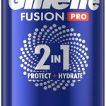 جيليت جل حلاقة برو للرجال يبرد البشرة ويرطب شعر الوجه، 7 اونصة، جل حلاقة بروجلايد للبشرة الحساسة 2 في 1