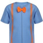 بليبي طقم تي شيرت وقبعة للعب الادوار للاولاد الصغار والكبار