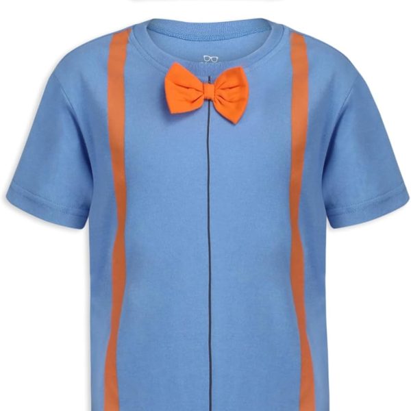 بليبي طقم تي شيرت وقبعة للعب الادوار للاولاد الصغار والكبار