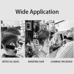 ⁦فرشاة لحية وشارب للرجال، فرشاة حلاقة للشعر الطبيعي، تصفيف وتنظيف شعر الوجه، فرشاة شعر للرجال للشعر القصير (اسود)⁩ - الصورة ⁦4⁩