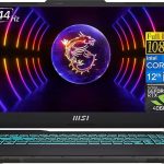 MSI لابتوب العاب سايبورغ 15 مع ترخيص مايكروسوفت اوفيس مدى الحياة، شاشة 15.6 انش FHD 144Hz، انتل i7-13620H الجيل 13، 32GB DDR5 RAM، 1TB SSD، انفيديا جيفورس RTX 4050، واي فاي 6، كيبورد باضاءة خلفية