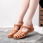 ⁦Jelly Sandals Closed Toe Beach Summer Shoes⁩ - الصورة ⁦4⁩