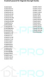 ⁦انبوب سحب حليب ديلونجي ايكام ايتام ايسام 5313232961 من دي ال برو، 3 قطع 6.15 انش لنظام حليب لاتيه كريما ماكينة تحضير القهوة + فرشاة تنظيف⁩ - الصورة ⁦6⁩