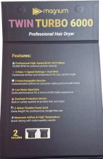 ⁦ماكينة صبغ الشعر الاحترافية توين تيربو 6000 من ماغنوم⁩ - الصورة ⁦6⁩