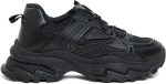 R&B Women's 325-0963FL003-2 Mesh Detail Lace Up Chunky Sneakers