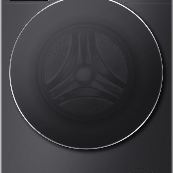 هايسينس غسالة WF5S1245BB سلسلة 5S بمحرك عاكس وواي فاي ذكي وتقنية سوبر ووش بالذكاء الاصطناعي، 1400 دورة في الدقيقة، مراقبة ذكية للطاقة، 19 برنامج، نظام جرعات تلقائي، اسود فحمي