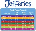 ⁦جوارب طويلة للركبة من Jefferies Socks للبنات بألوان قوس قزح زغب ملون عبوة من قطعتين⁩ - الصورة ⁦2⁩