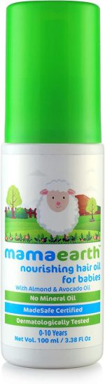 ماما ايرث زيت مغذي للشعر للاطفال، 100 مل