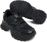⁦R&B Women's 325-0963FL003-2 Mesh Detail Lace Up Chunky Sneakers⁩ - الصورة ⁦3⁩