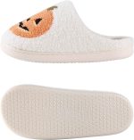 ⁦شبشب هالوين على شكل يقطين للنساء والرجال من كوبو ووك، شبشب مخيف ناعم من القطيفة الزغبية، شبشب منزلي مريح للاستخدام الداخلي والخارجي⁩ - الصورة ⁦3⁩