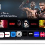 امبيكس تلفزيون ويل او اس ذكي 55 بوصة QLED (Wios55Q)، تلفزيون UHD 4K، مساعد صوت Ai ChatGPT، ذاكرة RAM 1.5GB، تخزين 8GB، 2×HDMI، 2×USB، عرض 176 درجة، لوحة A+، نتفليكس/برايم/يوتيوب، كفالة عامين
