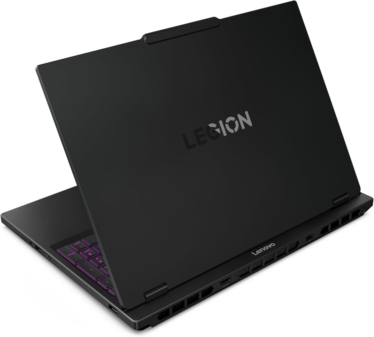 ⁦لينوفو لابتوب ليجن 5 15IRX10 بشاشة OLED WQXGA 15.1 انش 165Hz ومعالج انتل كور i7-14700HX وRTX 5060 8GB (GDDR7) و32GB DDR5 و1TB PCIe NVMe SSD وواي فاي 7 وكيبورد باضاءة RGB مع ماوس كونسيومكس اسود باد⁩ - الصورة ⁦9⁩