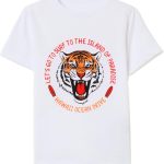 OVS تيشرت قطن مطبوع للاولاد 2056971-ابيض