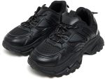 ⁦R&B Women's 325-0963FL003-2 Mesh Detail Lace Up Chunky Sneakers⁩ - الصورة ⁦2⁩