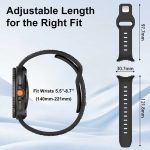 ⁦تي تيرسيلي 3 قطع من الاساور بدون فجوات متوافقة مع ساعة سامسونج جالكسي 8 (40/44 ملم)، 8 كلاسيك، الترا 2 (2025) - سوار معصم رياضي بديل للنساء والرجال⁩ - الصورة ⁦6⁩