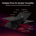 ⁦نيمو لابتوب العاب IPS FHD 15.6 انش ثماني النواة AMD رايزن 7 6800H 32GB DDR5 RAM 1TB SSD (افضل من i7-12700H حتى 4.7GHz) AMD راديون 680M وحدة معالجة الرسومات الجرافيكية مع كيبورد باضاءة خلفية 100 واط⁩ - الصورة ⁦5⁩