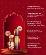 ⁦عطر شانايا فاخر للجنسين خال من الكحول بنسبة 100% ويدوم طويلا من عادل قادري، عطر طبيعي مقطر (6 مل)⁩ - الصورة ⁦7⁩
