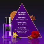 ⁦او دي بارفان ميدنايت باشن من اورا لندن - عطر زهري منعش آسر للنساء، يثير الكثافة والأناقة مع جاذبية تدوم طويلا، مثالي للارتداء النهاري والليلي، 100 مل⁩ - الصورة ⁦2⁩