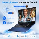 ⁦نياكون 16 انش 16GB RAM 512GB SSD | معالج N150 | FHD 1920 × 1200 | زاوية مفتوحة 180 | كيبورد باضاءة خلفية | ويندوز 11 برو | فتح بصمة الاصبع | رسومات UHD 750MHz⁩ - الصورة ⁦5⁩