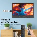 ⁦تلفزيون كيه سي ار 14 بوصة LED HD مع موالف رقمي، HDMI، USB، جهاز تحكم عن بعد، محمول، لغرفة النوم، المطبخ، ار في⁩ - الصورة ⁦5⁩