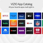 ⁦فيزيو تلفزيون ذكي 55 بوصة سلسلة V 4K LED HDR مع دولبي فيجن، واي فاي 6E، سماعة رأس بلوتوث، متوافقة مع محرك الالعاب واليكسا، V555M-K01، موديل 2023⁩ - الصورة ⁦8⁩