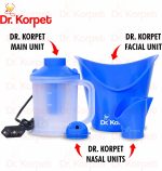 ⁦جهاز بخار 3 في 1 للسعال والبرد والوجه وجهاز استنشاق بالبخار للبرد والسعال - ازرق⁩ - الصورة ⁦2⁩