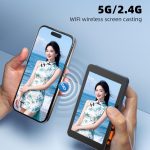 ⁦شاشة سيلفي مغناطيسية لاسلكية 1080P مقاس 4 انش لجوالات اندرويد - شاشة كاميرا خلفية للتسجيل بدون مجهود⁩ - الصورة ⁦5⁩