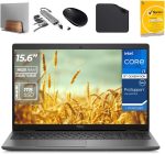 ديل لابتوب اعمال لاتيتيود 3550 - يتضمن حامل لابتوب ويف الاول + موزع 12 في 1 + ماوس + مضاد للفيروسات + قاعدة ماوس | الجيل 13 انتل i7-1355U وكاميرا ويب وويندوز 11 برو (مطور) (ذاكرة RAM 16GB | 1TB SSD)