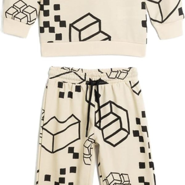 طقم سويت شيرت للاولاد (عبوة من قطعة واحدة)