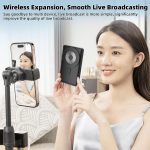 ⁦شاشة سيلفي مغناطيسية لاسلكية 1080P مقاس 4 انش لجوالات اندرويد - شاشة كاميرا خلفية للتسجيل بدون مجهود⁩ - الصورة ⁦3⁩